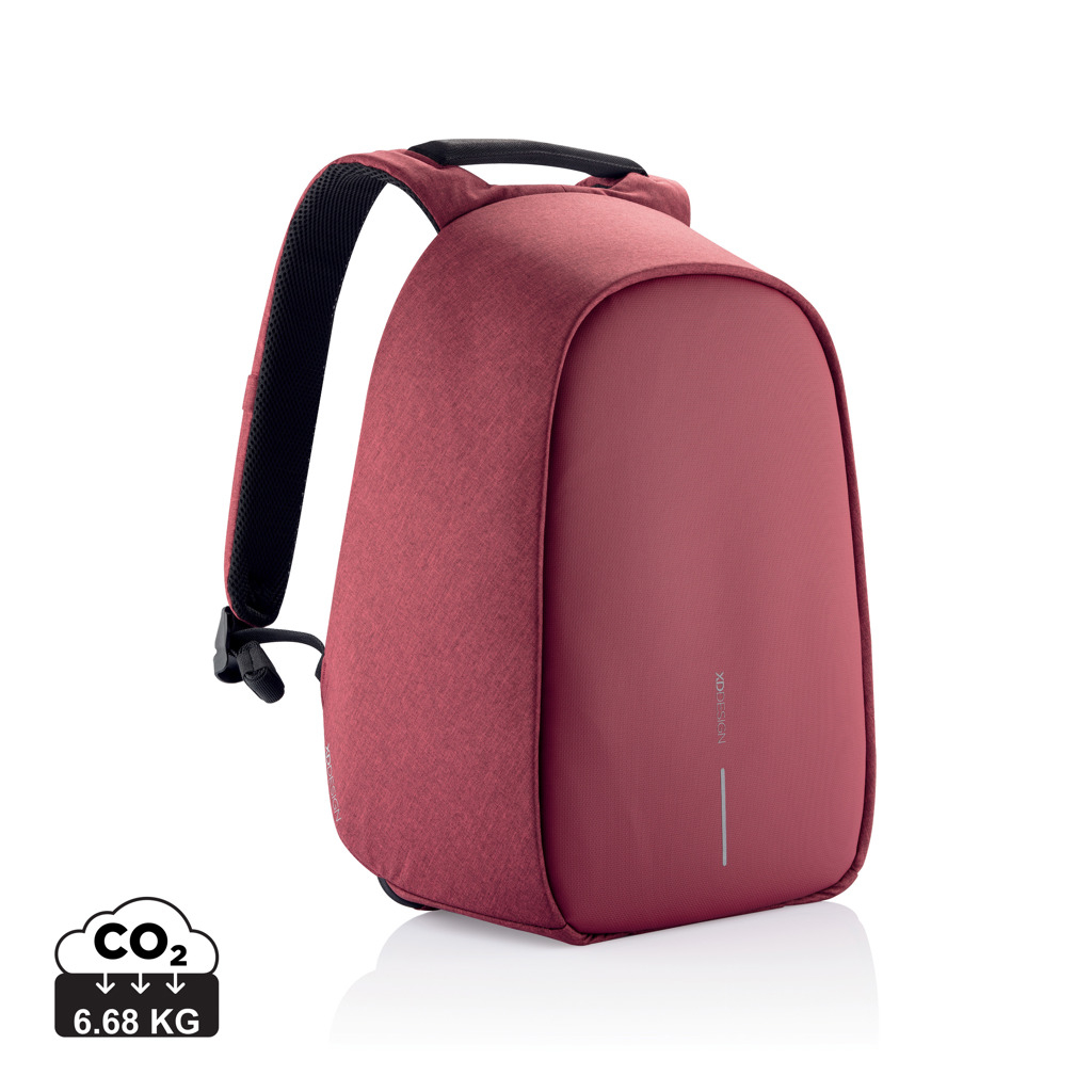 Sac à dos antivol rPET promotionnel - Bobby Hero Rouge / Noir